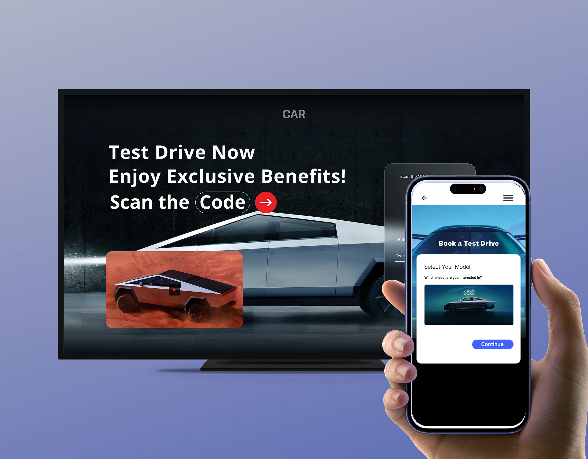 TV and mobile automotive experience